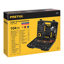 Juego de Herramientas Combinado 104 Piezas Pretul