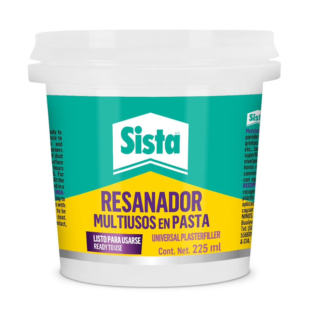 Resanador Multiusos en Pasta 225 ml Sista