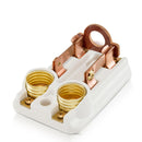 Interruptor de Porcelana 2 Polos 1 Tiro Fusibles de Tapon Iusa