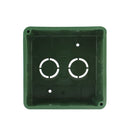 Caja Cuadrada Conduit PVC Verde 13 mm - 1/2" Argos