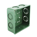 Caja Cuadrada Conduit PVC Verde 25 mm - 1"