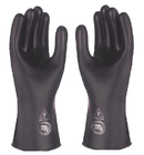 Guantes de Latex Contra Acido Negro 350 No 8 Adex