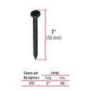 Clavo Negro para Concreto 2" (50 mm) Fiero 500 Gramos