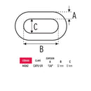 Cadena Pulida de 1/4" (6 mm) Fiero 1 Metro