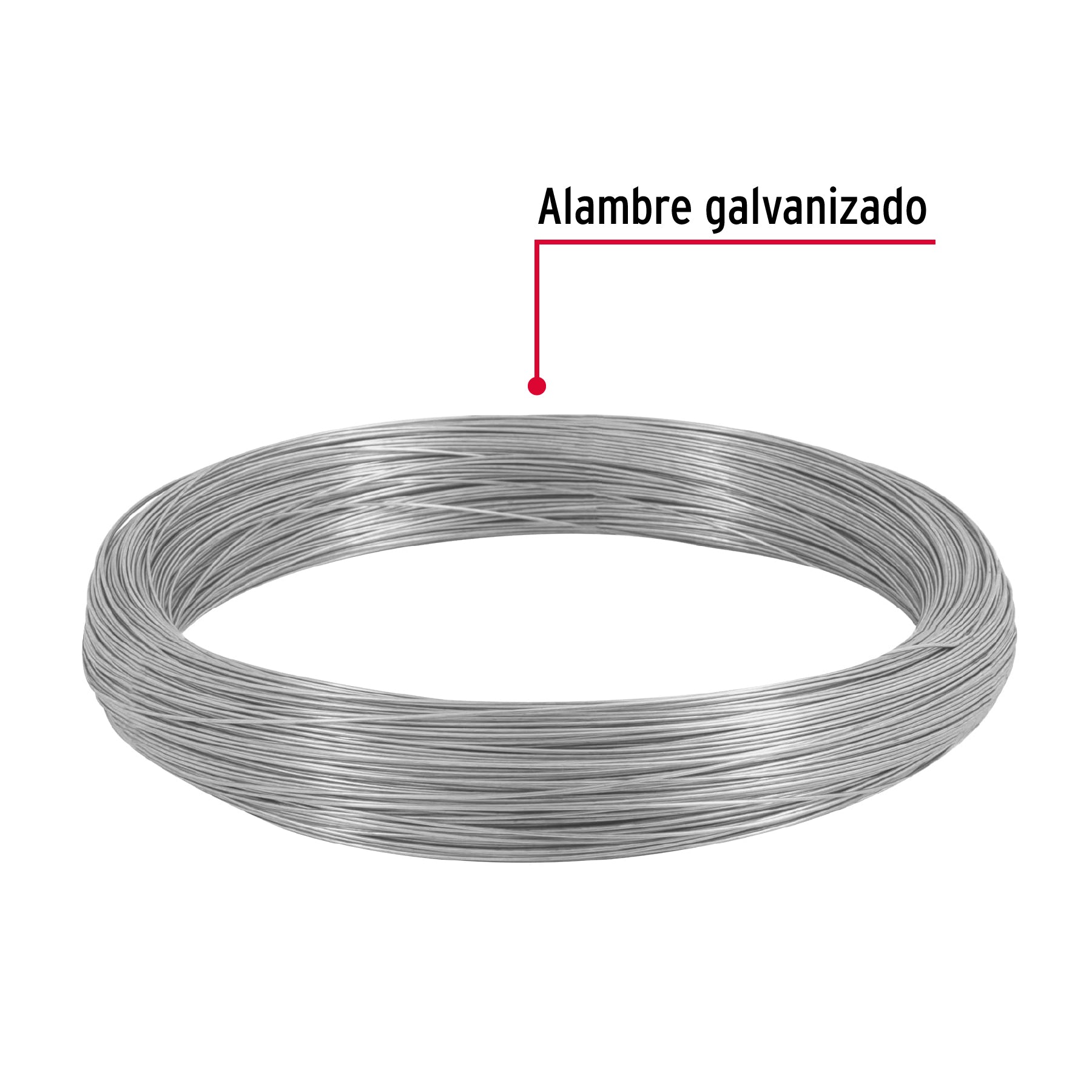 Alambre Galvanizado por Kilo Fiero Calibre 18
