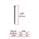 Clavo sin Cabeza Standard 1"1/2 (38 mm) Fiero