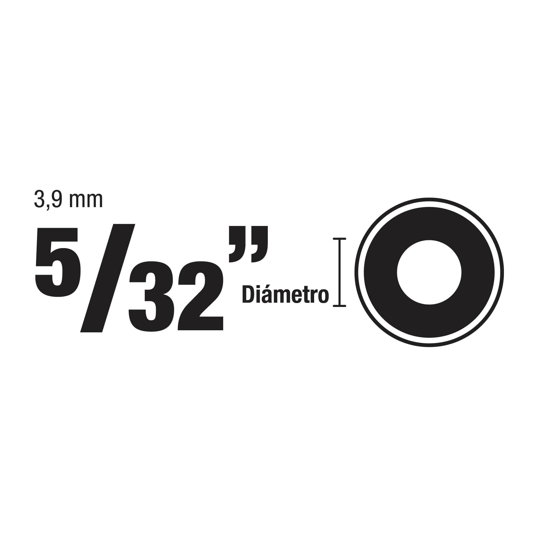 Rondana Plana 5/32" (4 mm) por Pieza Fiero
