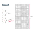 Malla Hexagonal Calibre 22 Abertura 25 mm Altura 1.50 Metros Fiero por Metro