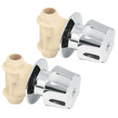 Juego de 2 Llaves de Empotrar de CPVC con Manerales Hidroflow