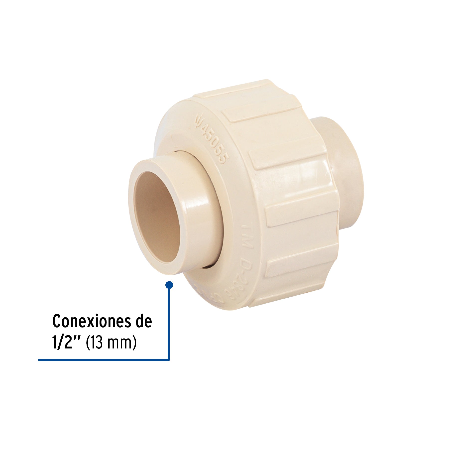 Tuerca Union CPVC Hidroflow 1/2" (13 mm)