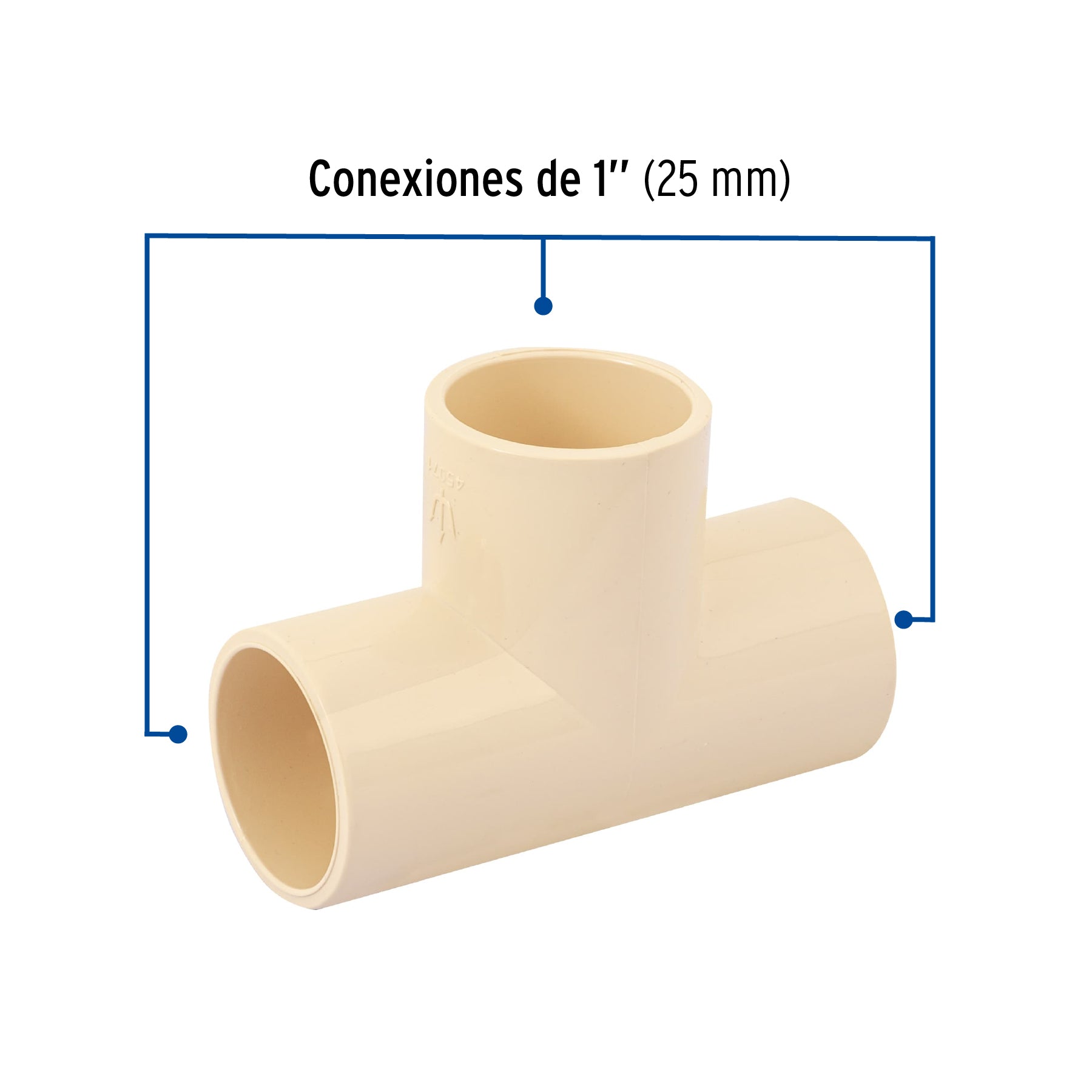 Tee CPVC Hidroflow 1" (25 mm)