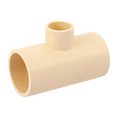 Tee CPVC Reducida Central Hidroflow 1" (25 mm) x 1" (25 mm) x 1/2" (13 mm)