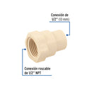 Conector Interior CPVC Hidroflow 1/2" (13 mm)