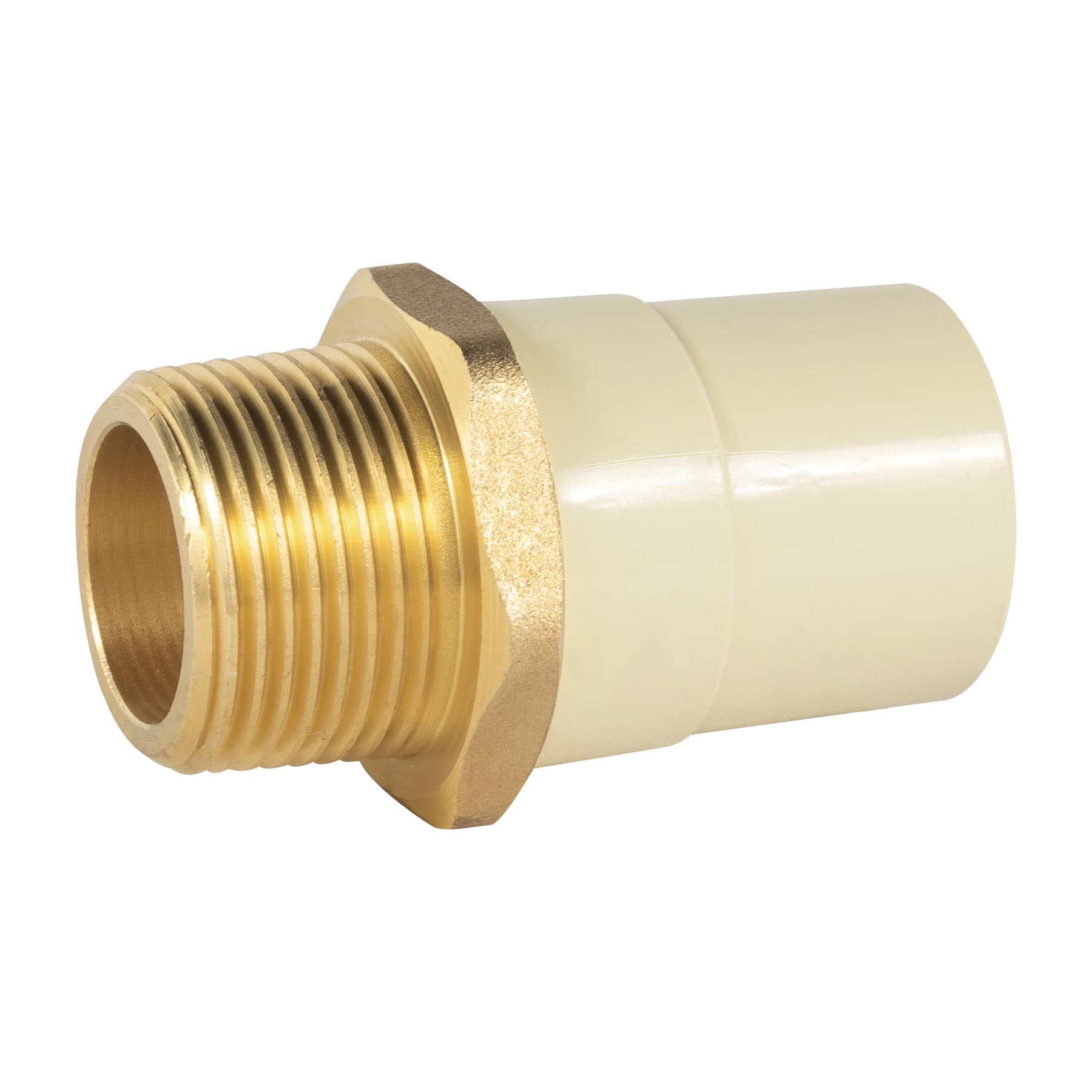 Conector Exterior CPVC con Inserto Metalico Hidroflow 1" (25 mm)