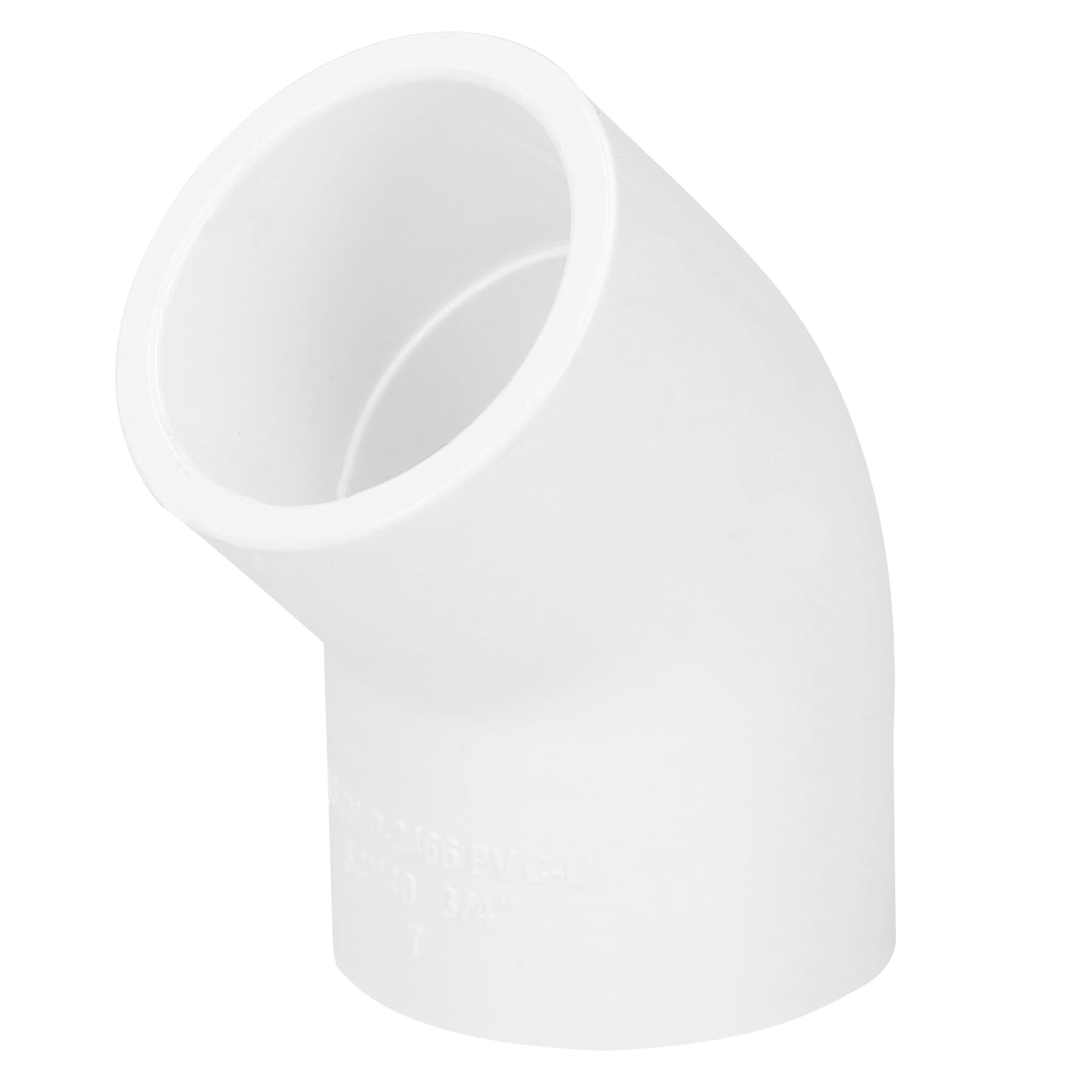 Codo PVC Hidraulico Saniflow 45° X  3/4" (19 mm)