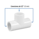 Tee PVC Hidraulico Saniflow  1/2" (13 mm)