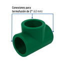 Tee PPR 2" (63 mm) Termoflow