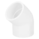Codo PVC Hidraulico Saniflow 45° X 1"1/4 (32 mm)