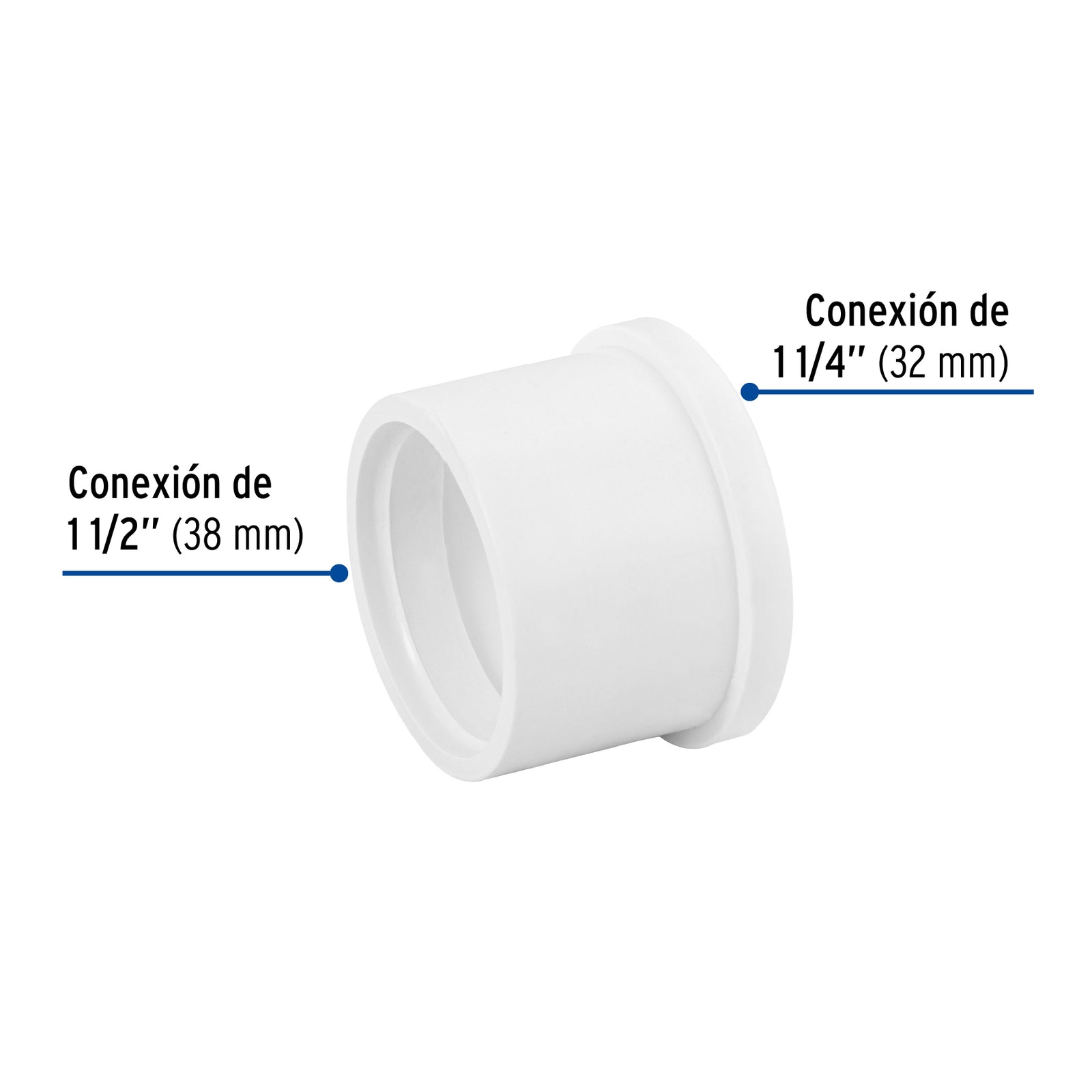 Reduccion Bushing PVC Hidraulico 1
