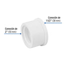 Reduccion Bushing PVC Hidraulico 2" x 1"1/2