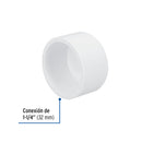 Tapon Capa PVC Hidraulico Saniflow 1"1/4 (32 mm)
