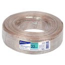 Cable Duplex para Bocina 22 AWG Transparente Volteck