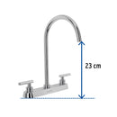 Mezcladora para Fregadero 8" Manerales Palanca Foset Tubig Cromo