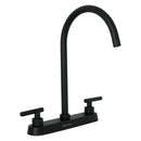 Mezcladora para Fregadero 8" Manerales Palanca Foset Tubig Negro Mate