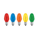 Foco Incandescente Base E12 Migñon Varios Colores Volteck