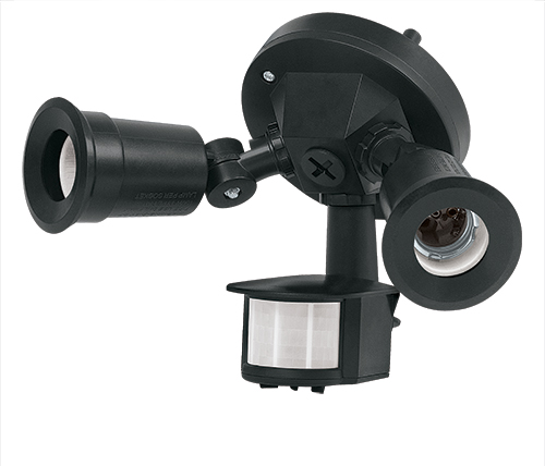 Sensor de Movimiento con Arbotante Negro Volteck Lait