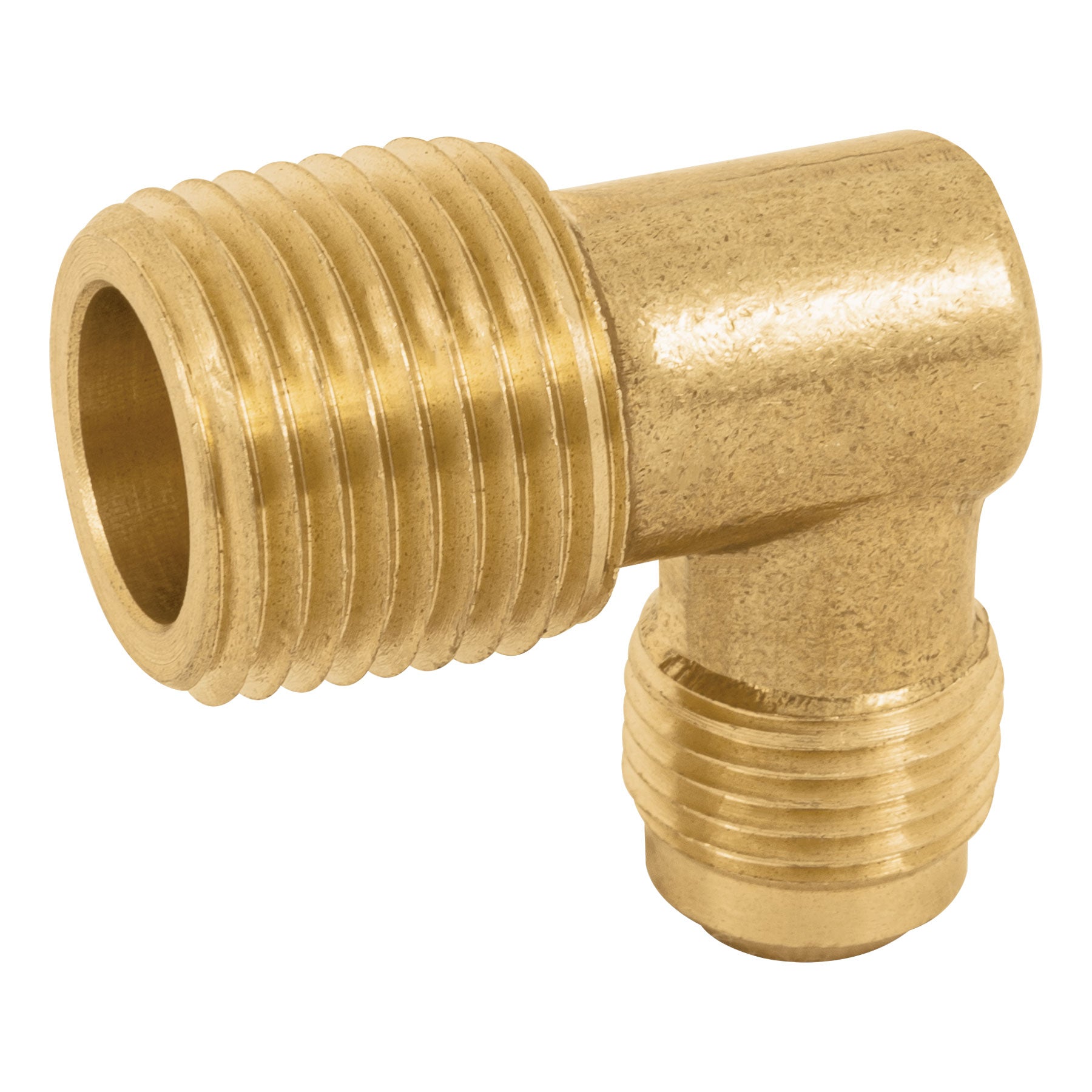 Codo Terminal para Gas 3/8" Flare x 1/2" NPT Foset