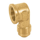 Codo Campana para Gas 3/8" Flare x 3/8" NPT Foset