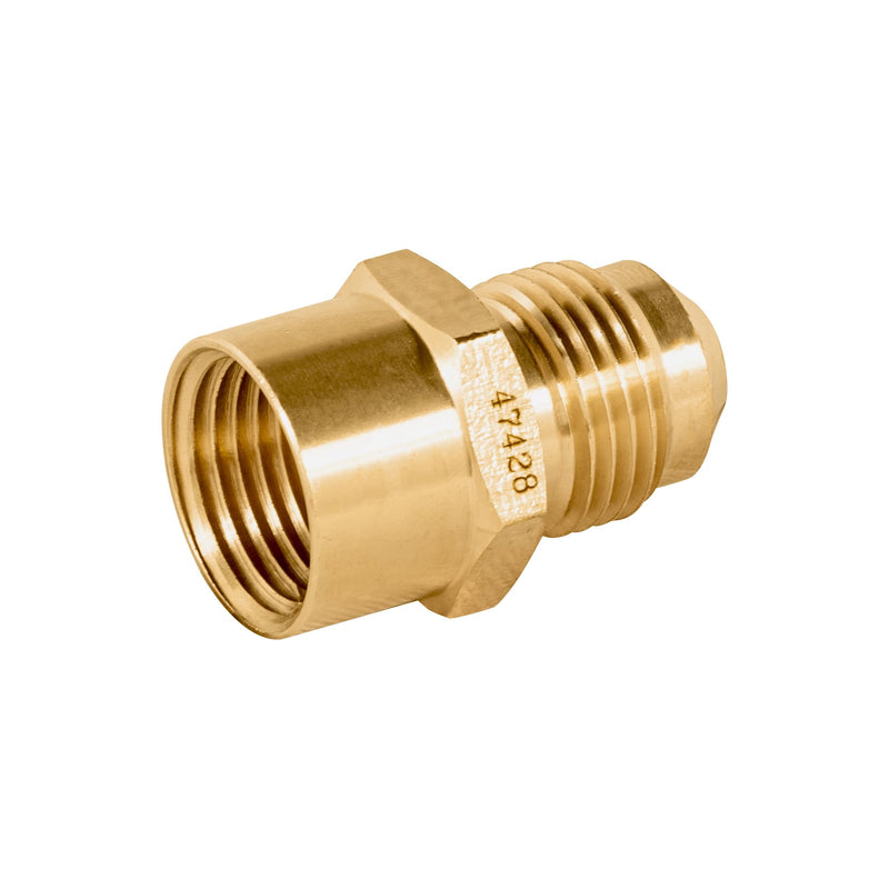 Niple Campana para Gas 3/8" Flare x 3/8" NPT (10 mm x 10 mm) Foset