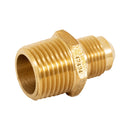 Niple Terminal para Gas 3/8" Flare x 1/2" NPT Foset