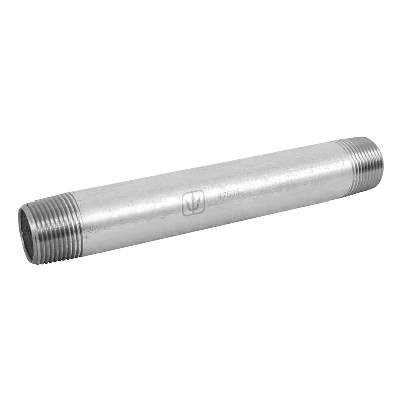 Niple Galvanizado 1" (25 mm) X  8" (20 cms) Galvaflow