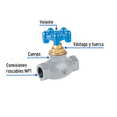 Valvula Globo Tanque Estacionario 3/4" Foset