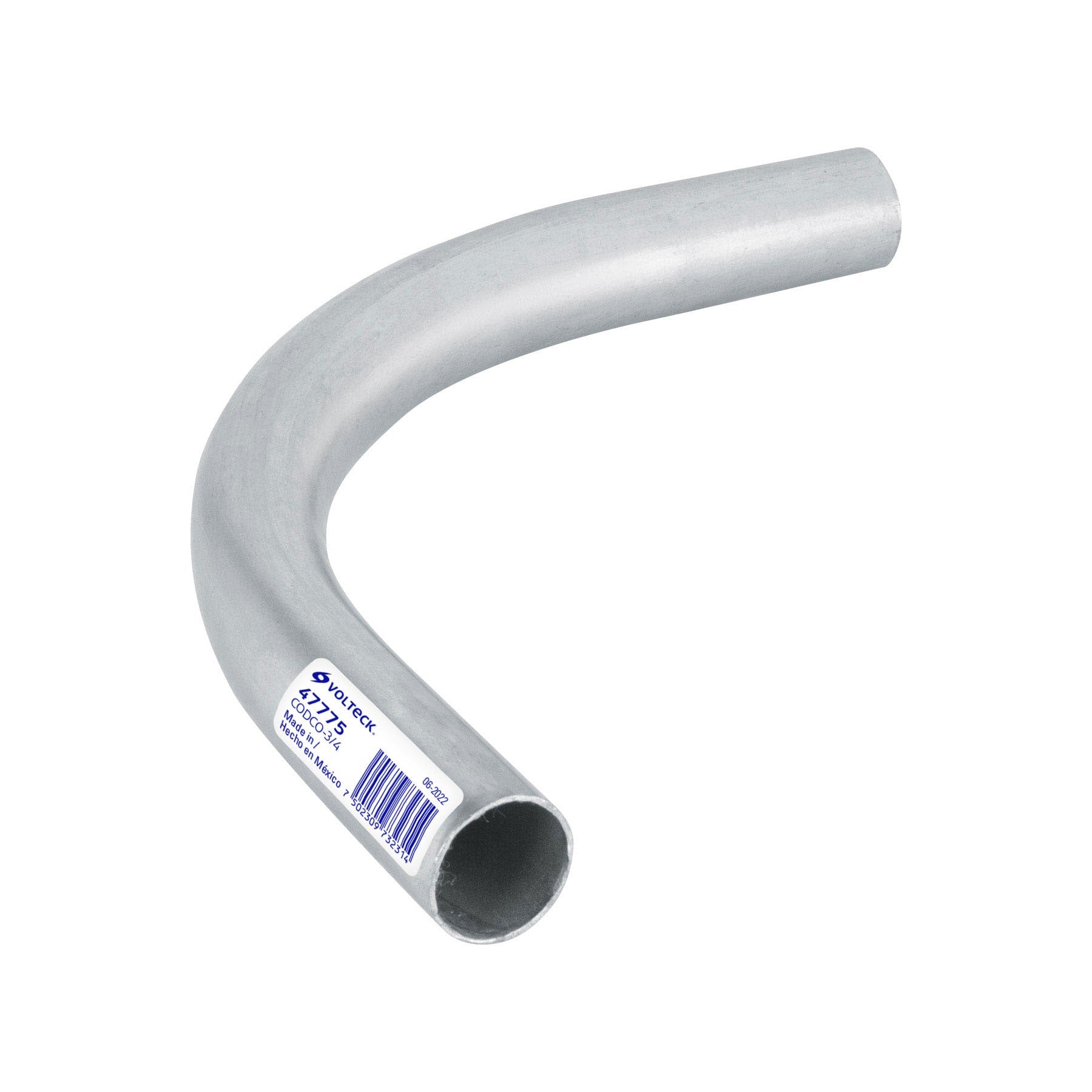 Curva Conduit Pared Delgada  3/4" (19 mm) Volteck