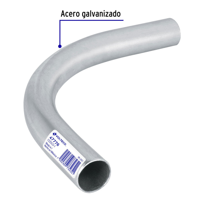 Curva Conduit Pared Delgada 1" (25 mm) Volteck