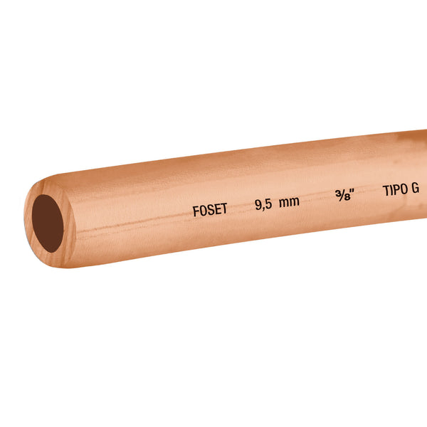 Tubo de Cobre Flexible 3/8" (10 mm) Copperflow