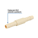 Cople Espiga para Manguera de Polipropileno 3/8" (10 mm)