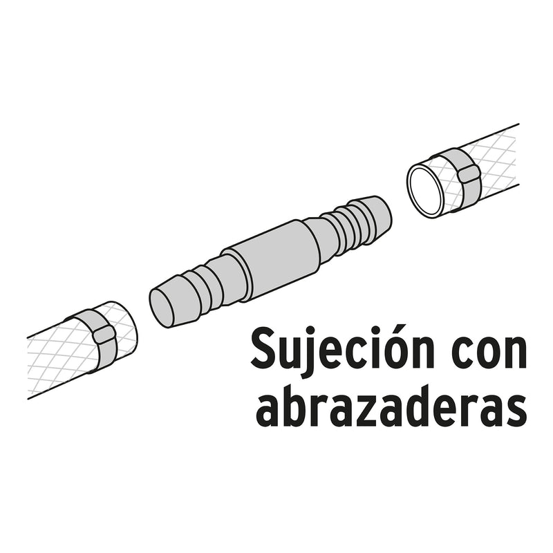 Cople Espiga para Manguera de Polipropileno 1" (25 mm)