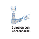 Codo 90° Espiga para Manguera de Polipropileno 3/8" (10 mm)