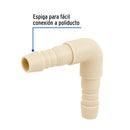 Codo 90° Espiga para Manguera de Polipropileno 1/2" (13 mm)