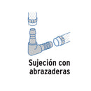 Codo 90° Espiga para Manguera de Polipropileno 1/2" (13 mm)