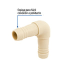 Codo 90° Espiga para Manguera de Polipropileno 1" (25 mm)