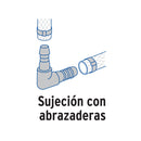 Codo 90° Espiga para Manguera de Polipropileno 1" (25 mm)