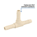 Tee Espiga para Manguera de Polipropileno 3/8" (10 mm)