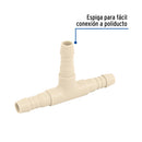 Tee Espiga para Manguera de Polipropileno 1/2" (13 mm)