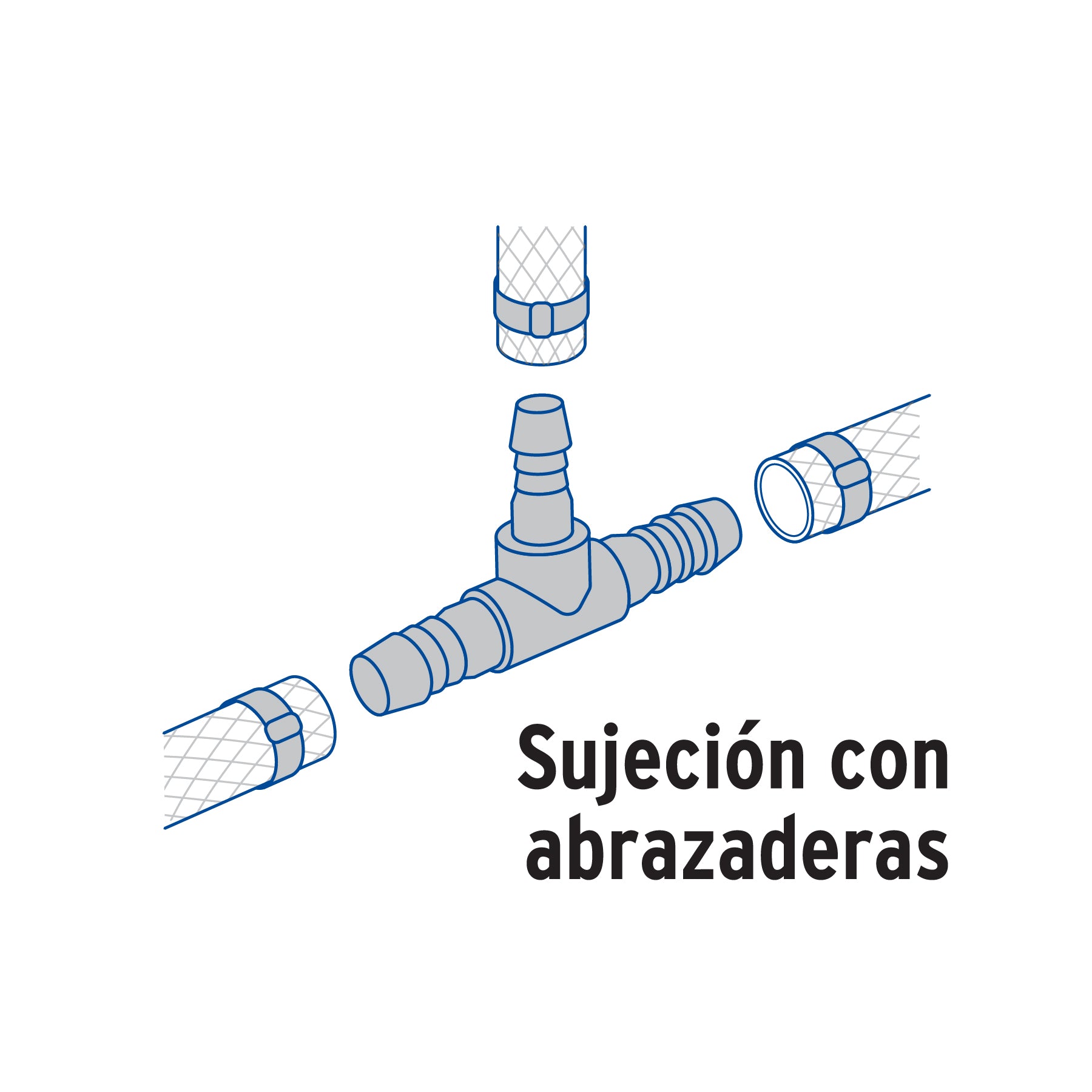 Tee Espiga para Manguera de Polipropileno 1" (25 mm)