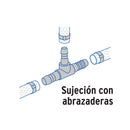 Tee Espiga para Manguera de Polipropileno 1" (25 mm)